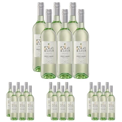 La Fleur Pinot Grigio Weißwein (6 x 0,75l) (Packung mit 4) von Pilar de Pilars