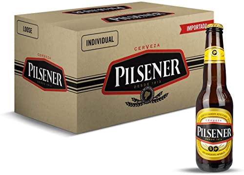 Leichteres Bier aus Ecuador, Cerveceria Nacional S.A, 4% vol, Flasche 330ml - Cerveza PILSENER von Pilsener