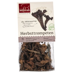 Herbsttrompeten, getrocknet von Pilze Wohlrab