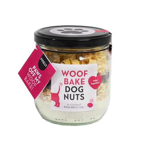 Pineut - Woof bake Dognuts I Backmischung zum selbst machen I Hundeleckerli I Geschenkidee zum Hunde Geburtstag, Weihnachten von Pineut