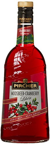 Pircher Moosbeerlikör "Cranberry", 1er Pack (1 x 700 ml) von Pircher