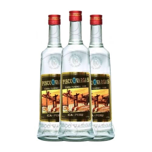 Pisco Vargas 70 cl (Karton mit 3 Flaschen von 70 cl) von Pisco Vargas