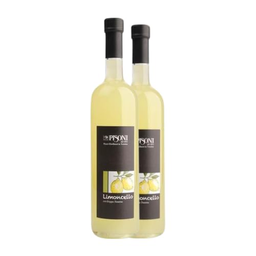 Grappa Pisoni Limoncello 70 cl (Karton mit 2 Flaschen von 70 cl) von Pisoni