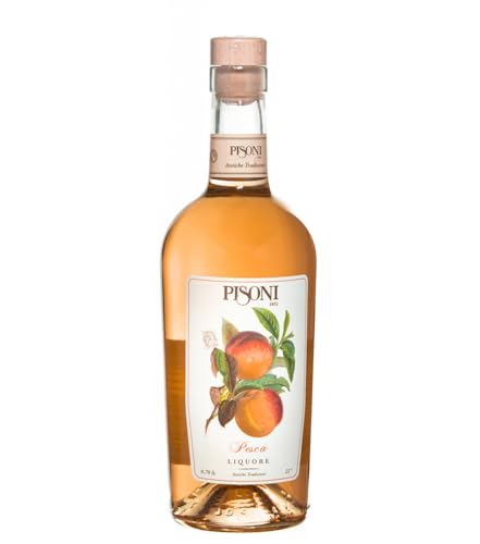 Pisoni: Liquore alla Pesca Pfirsichlikör / 21% Vol. / 0,7 Liter-Flasche von Pisoni