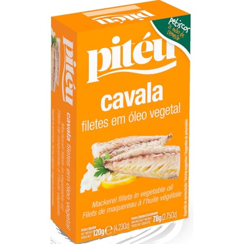 Pitéu - Makrelenfilets (Filetes de Cavala) (6x 120gr) von Pitéu