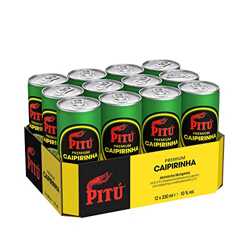 Pitu Caipirinha Mischgetränk (12 x 0.33 l) von Pitú