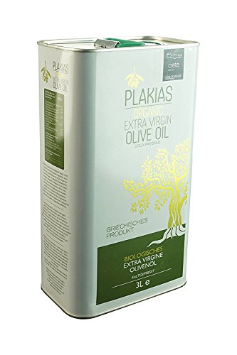 3 L BIO Olivenöl extra nativ virgin organic aus Plakias Kreta Kanister Oliven Öl aus dem Süden Kretas Griechenland Koroneiki von Plakias Oil