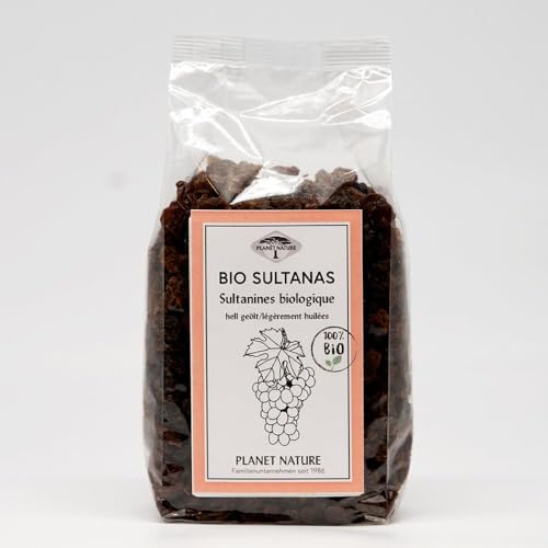 Planet Nature Bio Sultanas, hell geölt, 350g von Planet Nature