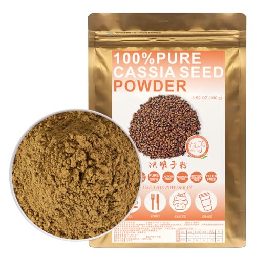 100% Natural Pure Cassia Seed Powder 100g/3.52oz 决明子茶 Chinesischer Cassia Tee Kräutertee, zum Backen von Getränken frei von Konservierungsmitteln von Plant Gift