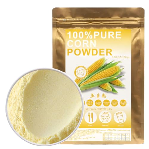 100% Natural Pure Corn Powder 100g/3.52oz 玉米粉 Süßes Maispulver für gemahlene getrocknete süße Maismehlkerne der natürlichen Färbung, Aroma ﻿ von Plant Gift