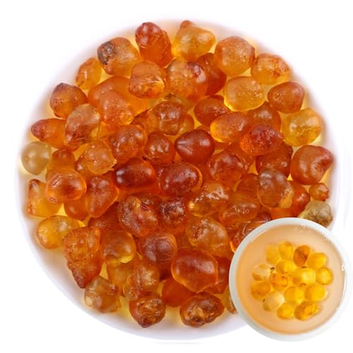 100% Pfirsichgummi, 230 g, hochwertiger, natürlicher Wildpfirsichgummi, essbarer Gummi von Plant Gift