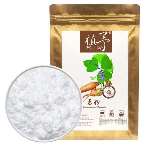 100% Pure Kudzu Powder 100g/3.52oz Arrowroot Powder, Natural Thickener, 葛根粉 Kudzu Wurzel Pulver Zum Backen Getränke, Tee| Frei von Konservierungsstoffen von Plant Gift