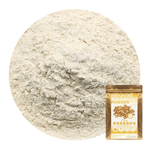 Plant Gift 100% Buckwheat Powder 100G/3.25oz 荞麦粉, Nicht-GVO-Pulver, kein Füllstoff, keine Zusätze, natürliches Mung Bohnenmehl, bester Geschmack für Smoothie, Getränke von Plant Gift