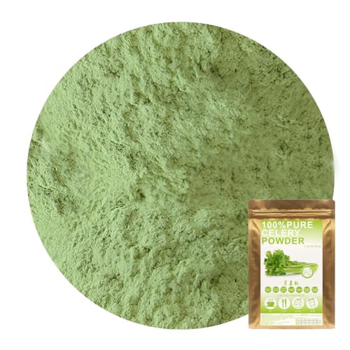 Plant Gift 100% Celery Powder 100G/3.25oz 芹菜粉 Non-GMO Powder, Ohne Füllstoffe, ohne Zusatzstoffe, natürliches chinesisches Mehl, verleiht Geschmack und Aroma, toller Geschmack für Getränke. von Plant Gift