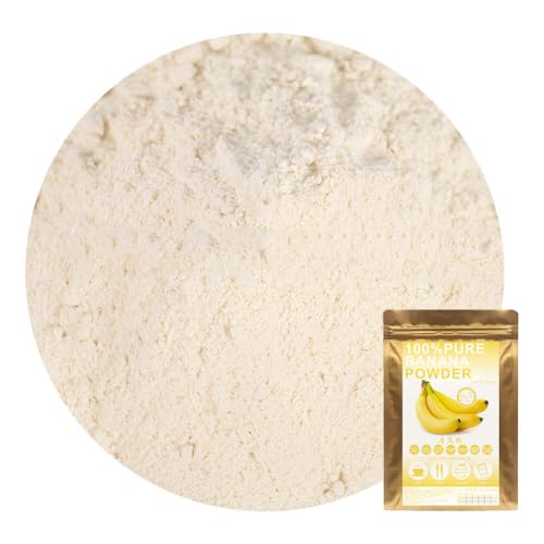 Plant Gift 100% Pure Banana Powder 100G/3.25oz 香蕉粉, Nicht-GVO-Pulver, keine Füllstoffe, keine Zusatzstoffe, natürliches Bananenmehl, bester Geschmack für Smoothies, Getränke, Kaffee und Backen von Plant Gift