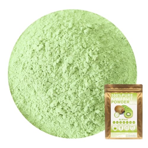 Plant Gift 100% Pure Kiwifruit Powder 100G/3.25oz 猕猴桃粉, Kiwi fruit, Nicht-GVO-Pulver, keine Füllstoffe, keine Zusatzstoffe, natürliches Kiwifruchtmehl, bester Geschmack für Smoothies, Getränke, Kaffee und Backen von Plant Gift