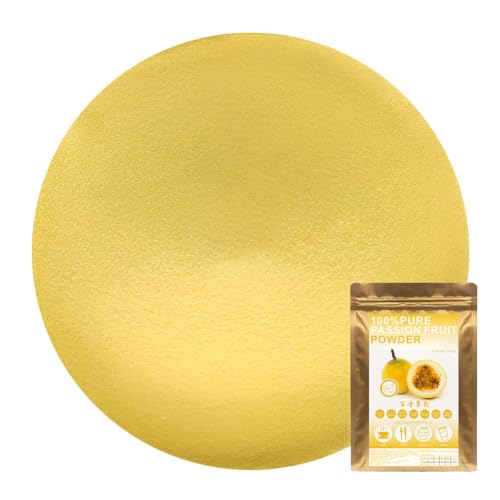 Plant Gift 100% Pure Passion Fruit Powder 100G/3.25oz 百香果粉, Nicht-GVO-Pulver, Maisgrieß, keine Füllstoffe, keine Zusatzstoffe, natürliches Zitronenmehl, toller Geschmack für Getränke von Plant Gift