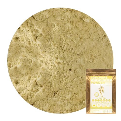 Plant Gift 100% Pure Wheat Germ Meal Powder 100G/3.25oz 小麦胚芽粉 Nicht-GVO-Pulver, keine Füllstoffe, keine Zusatzstoffe, natürliches Weizenkeim-Mehl, verleiht Geschmack und Aroma. von Plant Gift