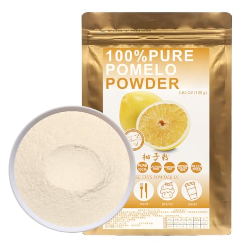 100% Natural Pure Pomelo Power 100g/3.52oz 柚子粉 für Smoothies, Shakes, Backen, Getränke,| Ohne Konservierungsstoffe, Ohne Zuckerzusatz von Plant Gift