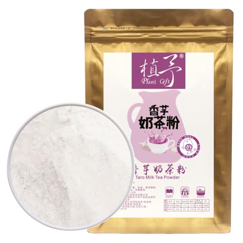 100% Natural Pure Taro Powder 100g/3.52oz 香芋奶茶粉 Taro Blase Tee Aroma Pulver für Smoothies, Shakes, Backen, Getränke TARO BUBBLE TEA POWDER/TARO BOBA TEA POWDER/TARO TEA POWDER von Plant Gift