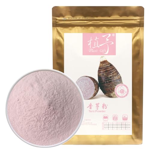 100% Natural Pure Taro powder 100g/3.52oz 香芋粉 Taro getrocknetes Pulver für Smoothies, Shakes, Backen, Getränke,| Ohne Konservierungsstoffe, Ohne Zuckerzusatz von Plant Gift