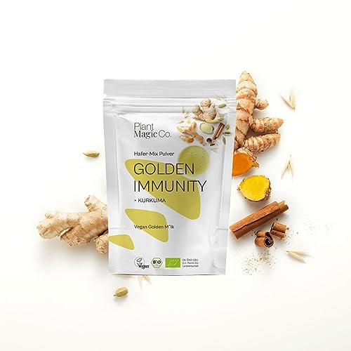 Bio Golden Immunity Haferdrink-Pulver (300g) von Plant Magic Co.