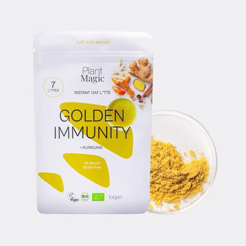 Bio Golden Immunity Haferdrink-Pulver (100g) von Plant Magic Co.
