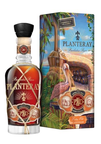 Planteray Barbados PXXO 20th Anniversary Pedro Ximenez cask Finish Rum 1 x 700 ml | 20th Anniversary Edition gefinished in Pedro Ximenez Sherry Fässern | 1 x 700 ml, 40% vol. von Planteray