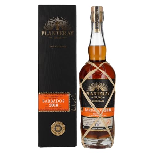 Planteray Rum BARBADOS 2018 Saint Estèphe Cask Finish 50,5% Vol. 0,7l in Geschenkbox von Planteray