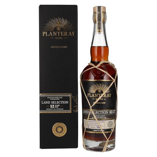 Planteray Rum LANDS SELECTION 12 Years Old Moscatel Cask Finish 46,6% Vol. 0,7l in Geschenkbox von Planteray