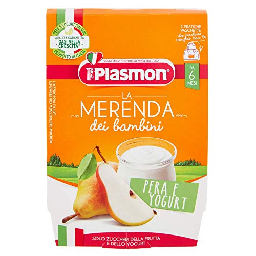 Plasmon La Merenda Dei Bambini Sapori Di Natura Pera Yogurt Asettico 2 X 120 G von Plasmon