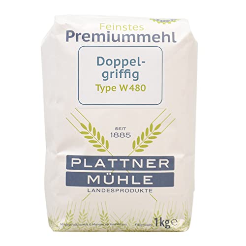 Weizenmehl Type 480 Doppel Griffig 1000g von Plattner Mühle von Plattner Mühle