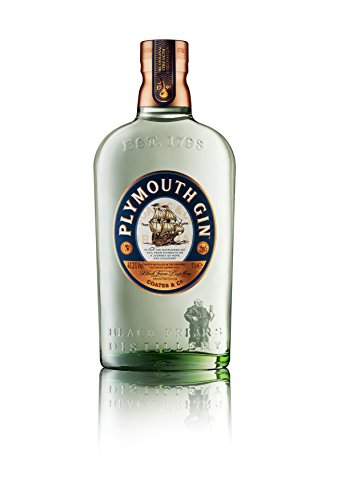 Plymouth Original Strength Dry Gin – Premium-Gin mit harmonisch-weichem Aroma – Traditionell hergestellt in der ältesten Destillerie der Welt – 1 x 1 L von Plymouth