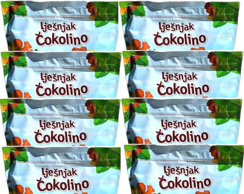 Lino Cokolada ljesnjak, Instant Getreideflocken mit Schokoladengeschmack Haselnuss und Vitaminen Podravka Kroatien 1 kg (8 kg) von Podravka