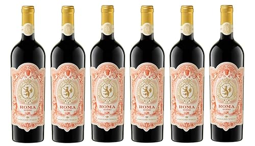 6x 0,75l - 2021er - Poggio Le Volpi - Rosso - Roma D.O.P. - Italien - Rotwein trocken von Poggio Le Volpi