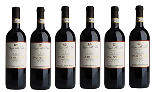 6x 0,75l - 2016er - Poggio alla Sala - Parceto - Vino Nobile di Montepulciano D.O.C.G. - Toscana - Italien - Rotwein trocken von Poggio alla Sala