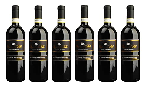 6x 0,75l - 2020er - Poggio alla Sala - Vino Nobile di Montepulciano D.O.C.G. - Toscana - Italien - Rotwein trocken von Poggio alla Sala