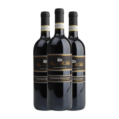 Poggio alla Sala Prugnolo Gentile Vino Nobile di Montepulciano 75 cl Rotwein (Karton mit 3 Flaschen von 75 cl) von Poggio alla Sala