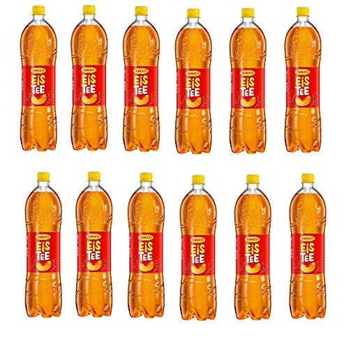 12 Flaschen Rauch Eistee Pfirsich a 1500ml inc. 3.00€ EINWEG Pfand (18 Liter) von Poiget