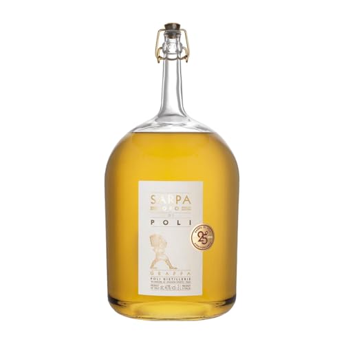 Grappa Poli Sarpa Oro Big Mama Jeroboam-Doppelmagnum Flasche 3 L von Poli Distillerie