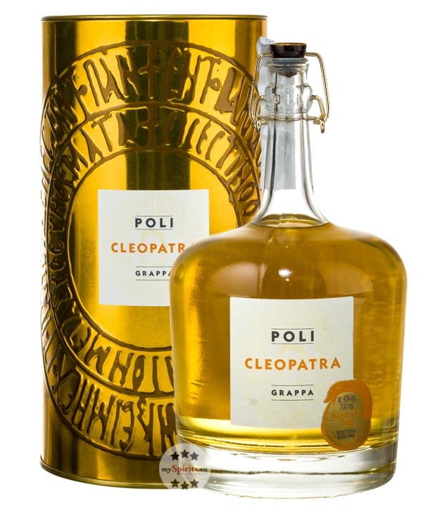 Poli Grappa Cleopatra Moscato Oro (40 % vol., 0,7 Liter) von Poli Distillerie