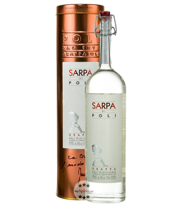 Poli Grappa Sarpa di Poli (40 % vol., 0,7 Liter) von Poli Distillerie