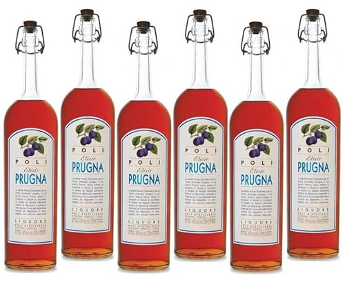 POLI LIQUORE ELISIR PRUGNA 70 CL 6 BOTTIGLIE von Poli