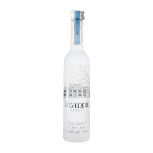 Wodka 60 Einheiten Box Belvedere Miniaturflasche 5 cl von Polmos Zyrardów's Distillery Grupo LVMH Belvedere Vodka