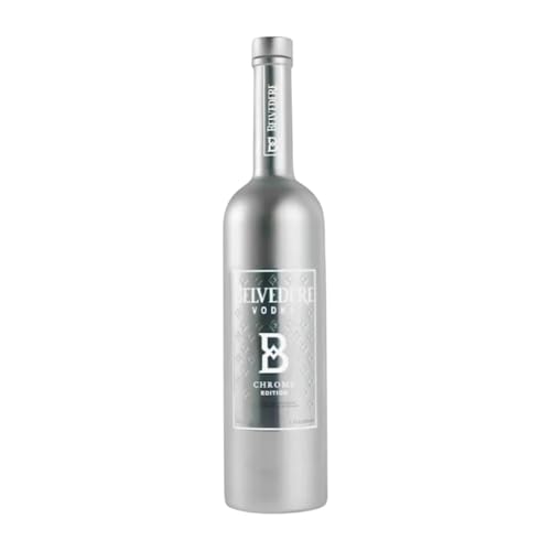 Wodka Belvedere Chrome Edition Kleine Flasche 16 cl von Polmos Zyrardów's Distillery Grupo LVMH Belvedere Vodka