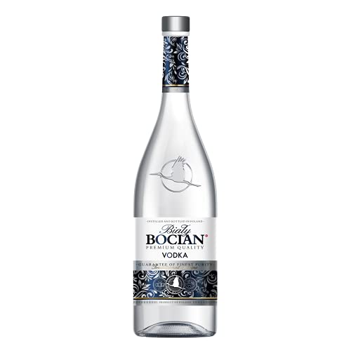 Bialy Bocian Wodka Weißer Storch Polnischer Vodka 1,0 L (100ml / 2,19 €) von Polmos