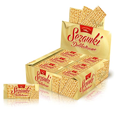 Sesam Riegel beste Qualität/Sezamki delikatesowe 72 Stück im Paket von Polonia Premium