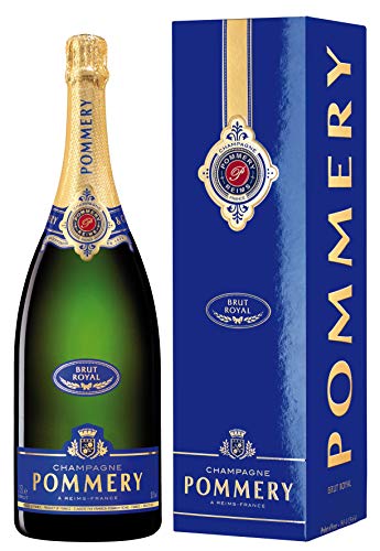 Pommery Champagne Brut Royal Magnum mit Geschenkverpackung (1 x 1,5 l) von Pommery