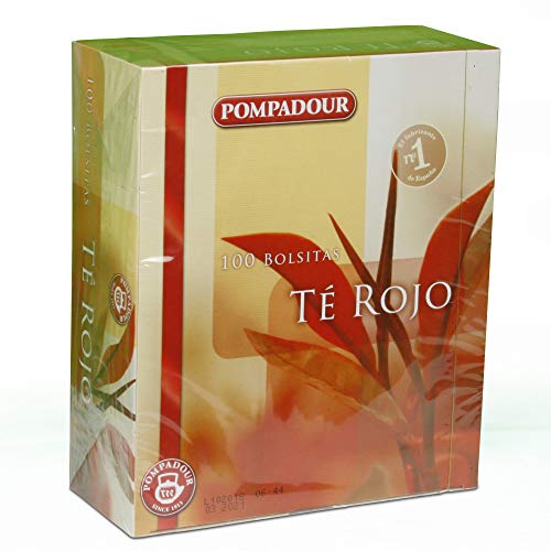 Infusion TE ROT POMPADOUR Box mit 100 Beutel à 1,25 g von Pompadour