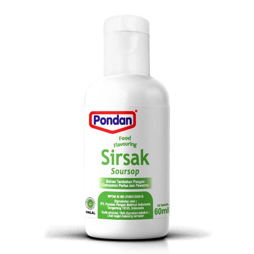 Pondan Aroma- und Farbpaste – Soursop (Sirsak), 60 ml von Pondan